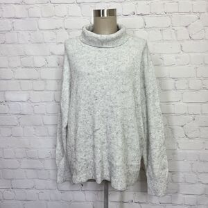 Treasure & Bond Heather Gray Cowl Neck Sweater Wool Blend